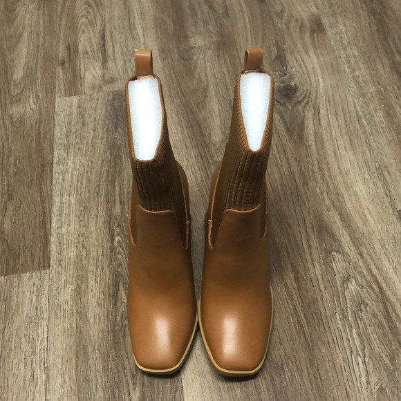 *NEW* Coutgo Womens Square Toe Ankle Boots size 5 - Picture 2 of 5